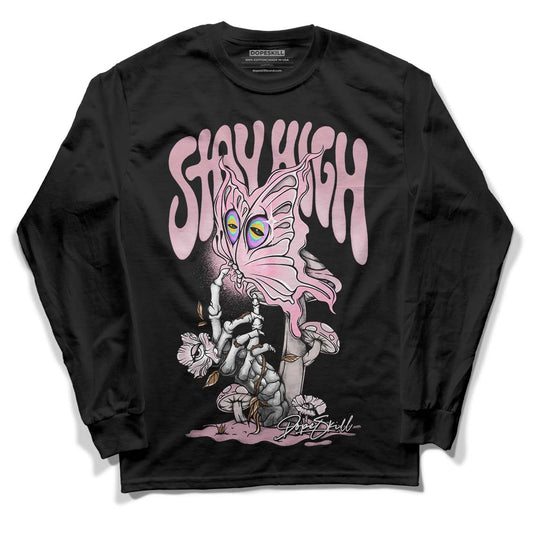 Dunk Low Teddy Bear Pink DopeSkill Long Sleeve T-Shirt Stay High Graphic - Black 