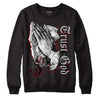 Jordan 5 Retro P51 Camo DopeSkill Sweatshirt Trust God Graphic Streetwear - Black 