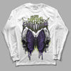 Canyon Purple 4s DopeSkill Long Sleeve T-Shirt DopeSkill Evolution Graphic - White 