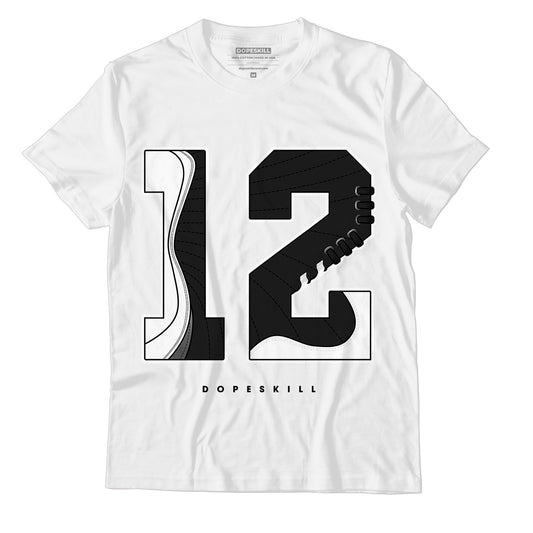 AJ 12 Playoffs DopeSkill T-Shirt No.12 Graphic