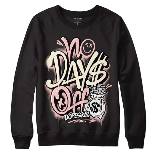 Jordan 1 High OG WMNS Washed Pink DopeSkill Sweatshirt No Days Off Graphic Streetwear - Black