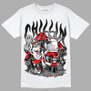 Dunk Low Panda White Black DopeSkill T-Shirt Chillin Graphic - White 