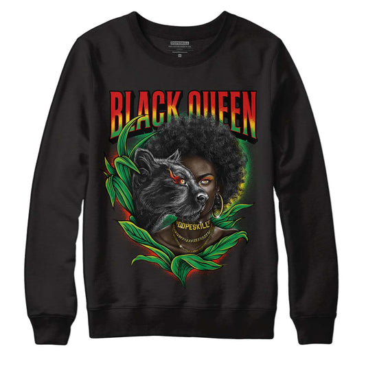 Black History Collection DopeSkill Sweatshirt New Black Queen Graphic - Black