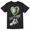 Seafoam 4s DopeSkill T-Shirt Self Made Graphic - Black 