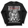 Jordan 1 High 85 Black White DopeSkill Long Sleeve T-Shirt Real Lover Graphic Streetwear  - Black 