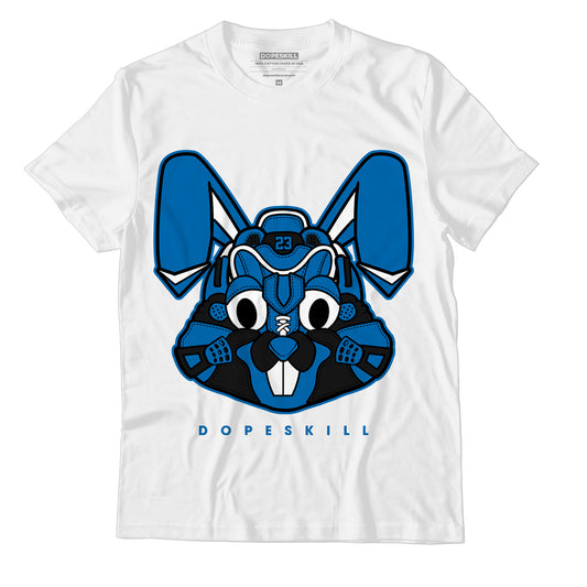 AJ 1 Dark Marina Blue DopeSkill T-Shirt Sneaker Rabbit Graphic