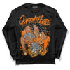 Wmns Dunk Low 'Magma Orange DopeSkill Long Sleeve T-Shirt Queen Of Hustle Graphic Streetwear - Black