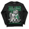 Jordan 2 Retro Lucky Green DopeSkill Long Sleeve T-Shirt Real Lover Graphic Streetwear - Black 