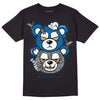 Jordan 3 Retro Wizards DopeSkill T-Shirt New Double Bear Graphic Streetwear - Black