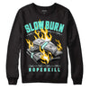 New Emerald 1s DopeSkill Sweatshirt Slow Burn Graphic - Black