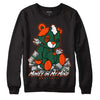 Dunk Low Team Dark Green Orange DopeSkill Sweatshirt MOMM Bear Graphic - Black