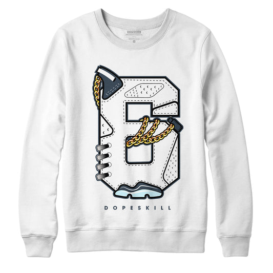 Jordan 6 Midnight Navy DopeSkill Sweatshirt Number No.6 Graphic