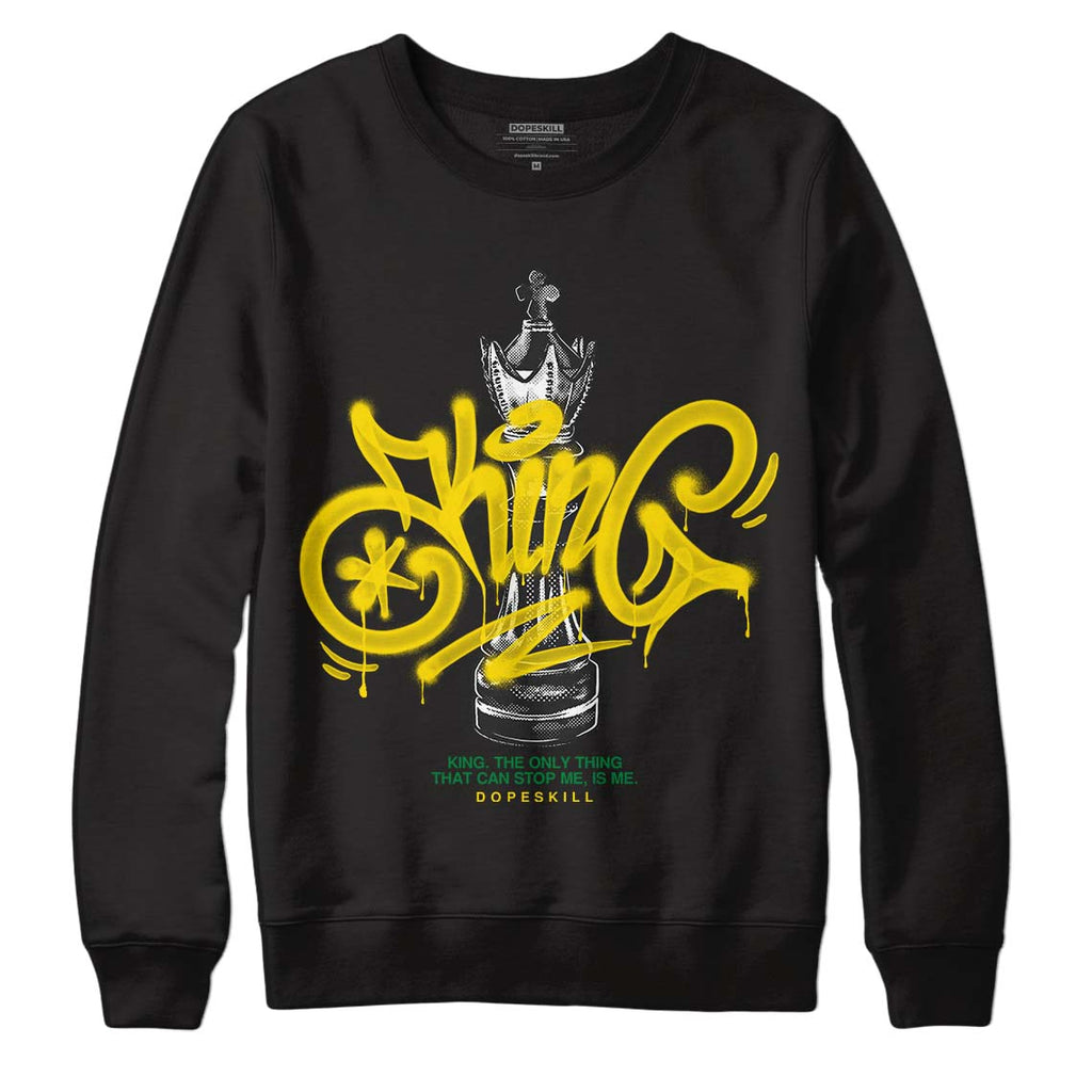 Dunk Low Reverse Brazil DopeSkill Sweatshirt King Chess Graphic Streetwear - Black