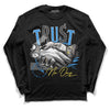 SB Dunk Low Homer DopeSkill Long Sleeve T-Shirt Trust No One Graphic - Black