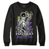 Canyon Purple 4s DopeSkill Sweatshirt Juneteenth Graphic - Black 