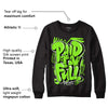 Neon Green Collection DopeSkill Sweatshirt New Paid In Full Graphic