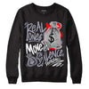 Jordan 13 Retro 'Black Flint' DopeSkill Sweatshirt Real Ones Move In Silence Graphic Streetwear - Black