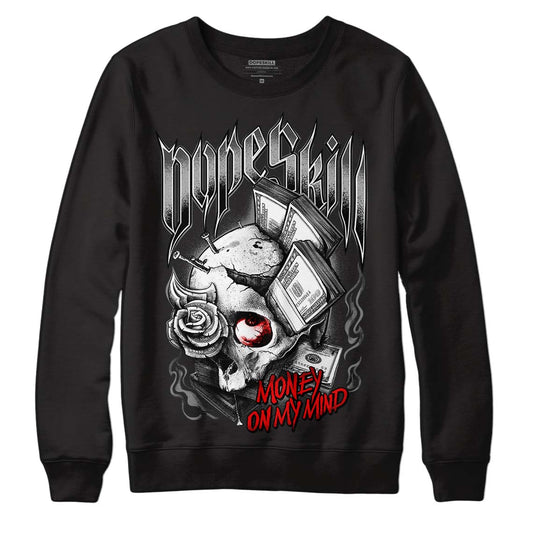 Jordan 5 Retro P51 Camo DopeSkill Sweatshirt Money On My Mind Graphic Streetwear - Black 