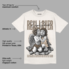 YZ Foam Runner Sand DopeSkill T-shirt Real Lover Graphic