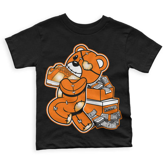 Wmns Dunk Low 'Magma Orange DopeSkill Toddler Kids T-shirt Bear Steals Sneaker Graphic Streetwear - Black