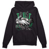 Jordan 2 Retro Lucky Green DopeSkill Hoodie Sweatshirt Trust No One Graphic Streetwear - Black