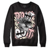 Jordan 1 High OG WMNS Washed Pink DopeSkill Sweatshirt Don't Quit Graphic Streetwear - Black