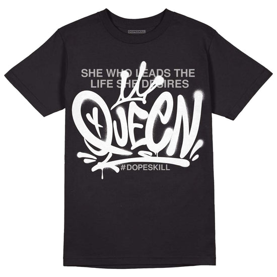 Jordan 1 High 85 Black White DopeSkill T-Shirt Queen Graphic Streetwear  - Black