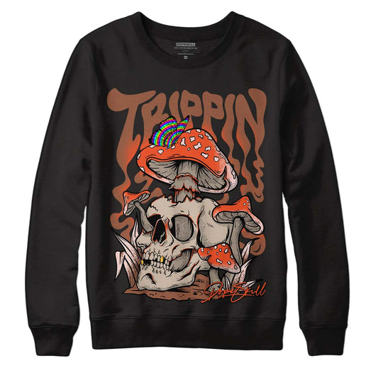 Desert Elephant 3s DopeSkill Sweatshirt Trippin Graphic - Black