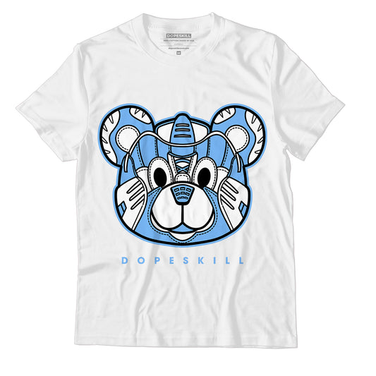 AJ 6 University Blue DopeSkill T-Shirt SNK Bear Graphic