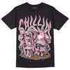 Dunk Low Teddy Bear Pink DopeSkill T-Shirt Chillin Graphic - Black 