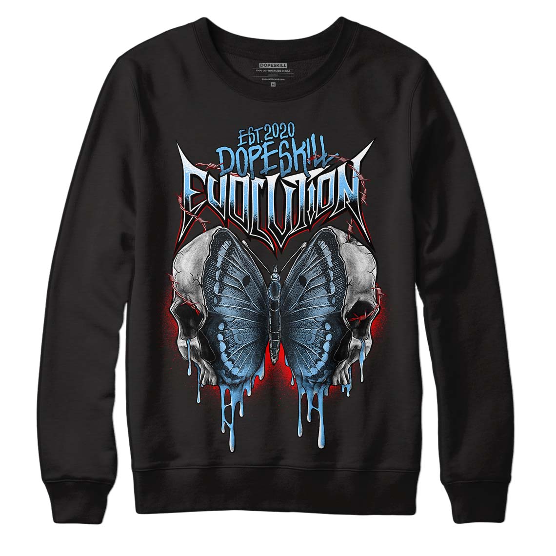 Travis Scott x Jordan 4 Retro 'Cactus Jack' DopeSkill Sweatshirt DopeSkill Evolution Graphic Streetwear - Black 