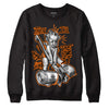 Orange Black White DopeSkill Sweatshirt Then I'll Die For It Graphic - Black