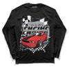 Jordan 3 Retro White Cement Reimagined DopeSkill Long Sleeve T-Shirt ENGINE Tshirt Graphic Streetwear - Black