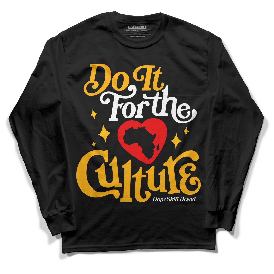 Dunk Low Championship Goldenrod (2021) DopeSkill Long Sleeve T-Shirt Do It For The Culture Graphic Streetwear - Black