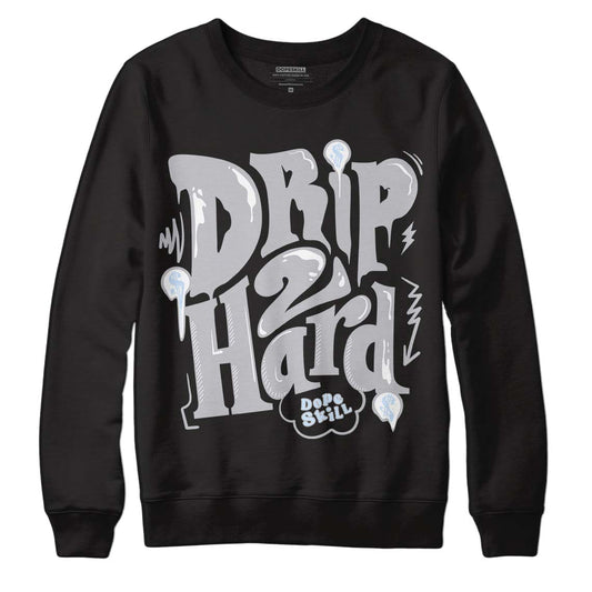 Jordan 11 Retro Low Cement Grey DopeSkill Sweatshirt Drip Too Hard Graphic Streetwear - Black