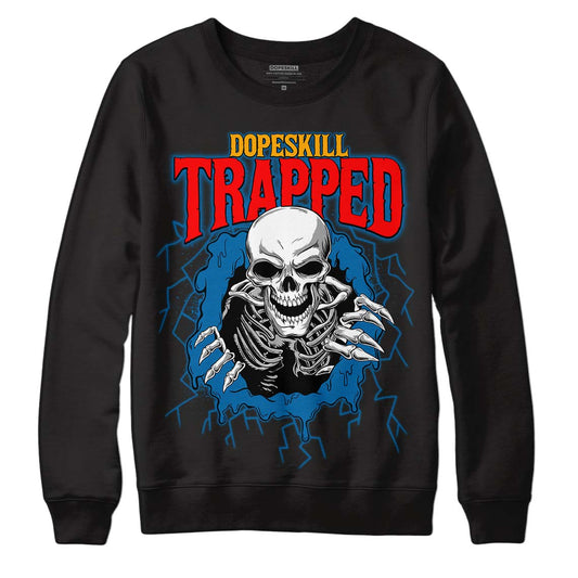 Messy Room 4S DopeSkill Sweatshirt Trapped Halloween Graphic - Black