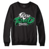 Jordan 3 WMNS “Lucky Green” DopeSkill Sweatshirt Rare Breed Type Graphic Streetwear - Black