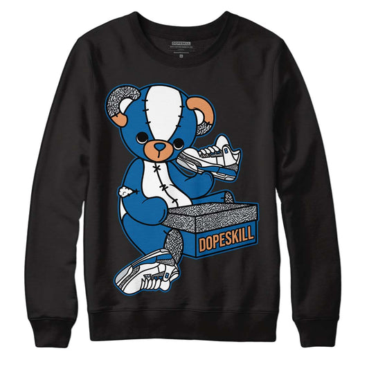 Jordan 3 Retro Wizards DopeSkill Sweatshirt Sneakerhead BEAR Graphic Streetwear - Black