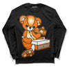 Wmns Dunk Low 'Magma Orange DopeSkill Long Sleeve T-Shirt Sneakerhead BEAR Graphic Streetwear - Black