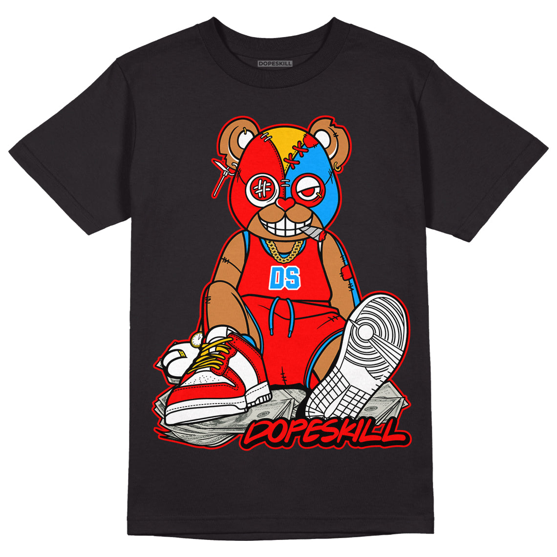 Fruity Pebbles Dunks DopeSkill T-Shirt Greatest Graphic - Black