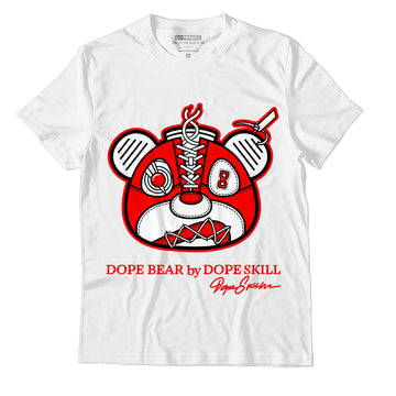 AJ 12 Twist DopeSkill T-Shirt Sneaker Bear Head Graphic
