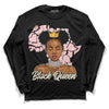 Jordan 1 High OG WMNS Washed Pink DopeSkill Long Sleeve T-Shirt Black Queen Graphic Streetwear - Black