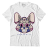 Jordan 7 SE Sapphire DopeSkill T-Shirt Sneaker Rabbit Graphic - White 