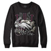 Dunk Low Night Maroon and Medium Soft Pink DopeSkill Sweatshirt Trust No One Graphic Streetwear - Black 