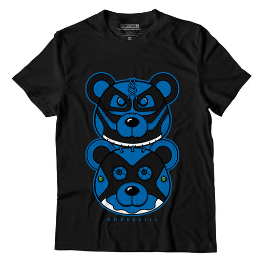 AJ 1 Dark Marina Blue DopeSkill T-Shirt Leather Bear Graphic