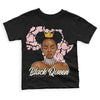 Jordan 1 High OG WMNS Washed Pink DopeSkill Toddler Kids T-shirt Black Queen Graphic Streetwear - Black