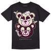 Dunk Low Night Maroon and Medium Soft Pink DopeSkill T-Shirt New Double Bear Graphic Streetwear - Black