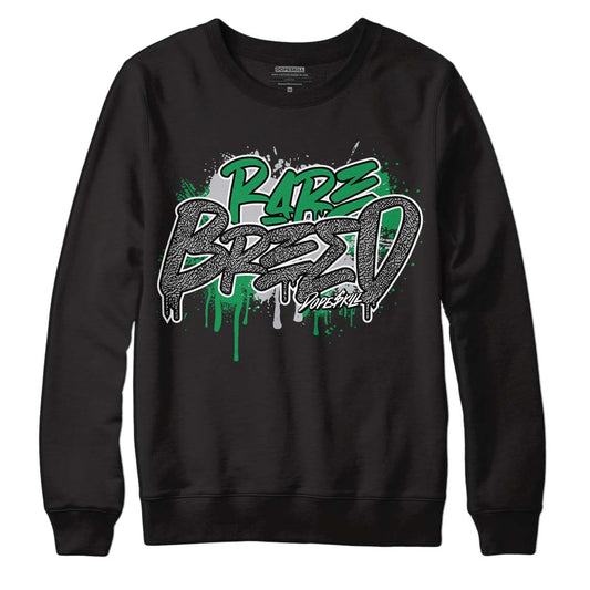 Jordan 3 WMNS “Lucky Green” DopeSkill Sweatshirt Rare Breed Graphic Streetwear - Black