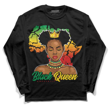 Black History Collection DopeSkill Long Sleeve T-Shirt Black Queen Graphic - Black