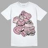 Dunk Low Teddy Bear Pink DopeSkill T-Shirt Bear Steals Sneaker Graphic - White 